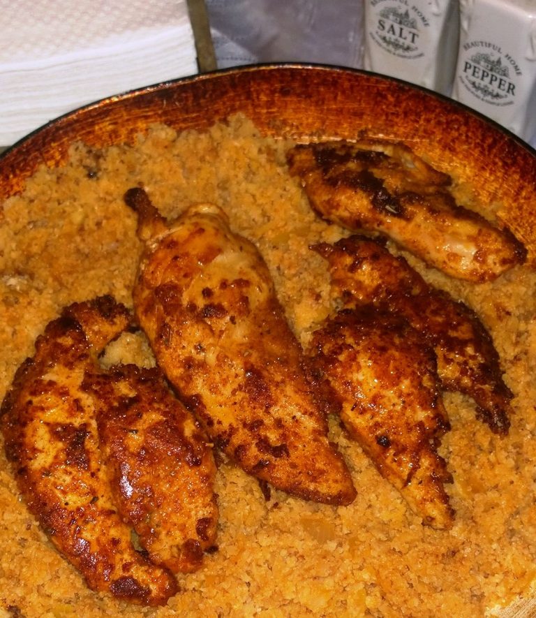 15MINUTE GARLIC BUTTER CHICKEN WITH PARMESAN CAULIFLOWER RICE Miss