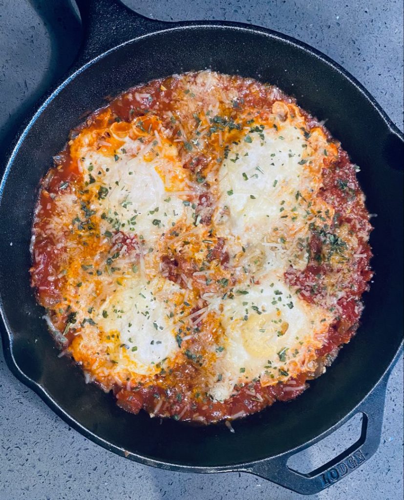 EGGS IN PURGATORY Miss Cooker
