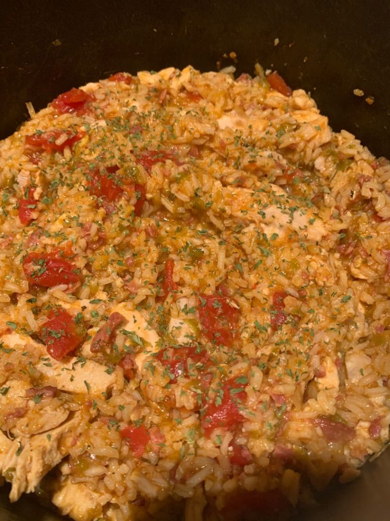 CHICKEN AND RICE Miss Cooker