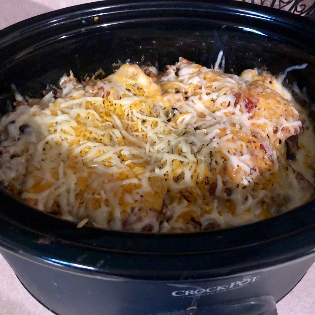 SLOW COOKER CHICKEN BURRITO BOWL – Miss Cooker